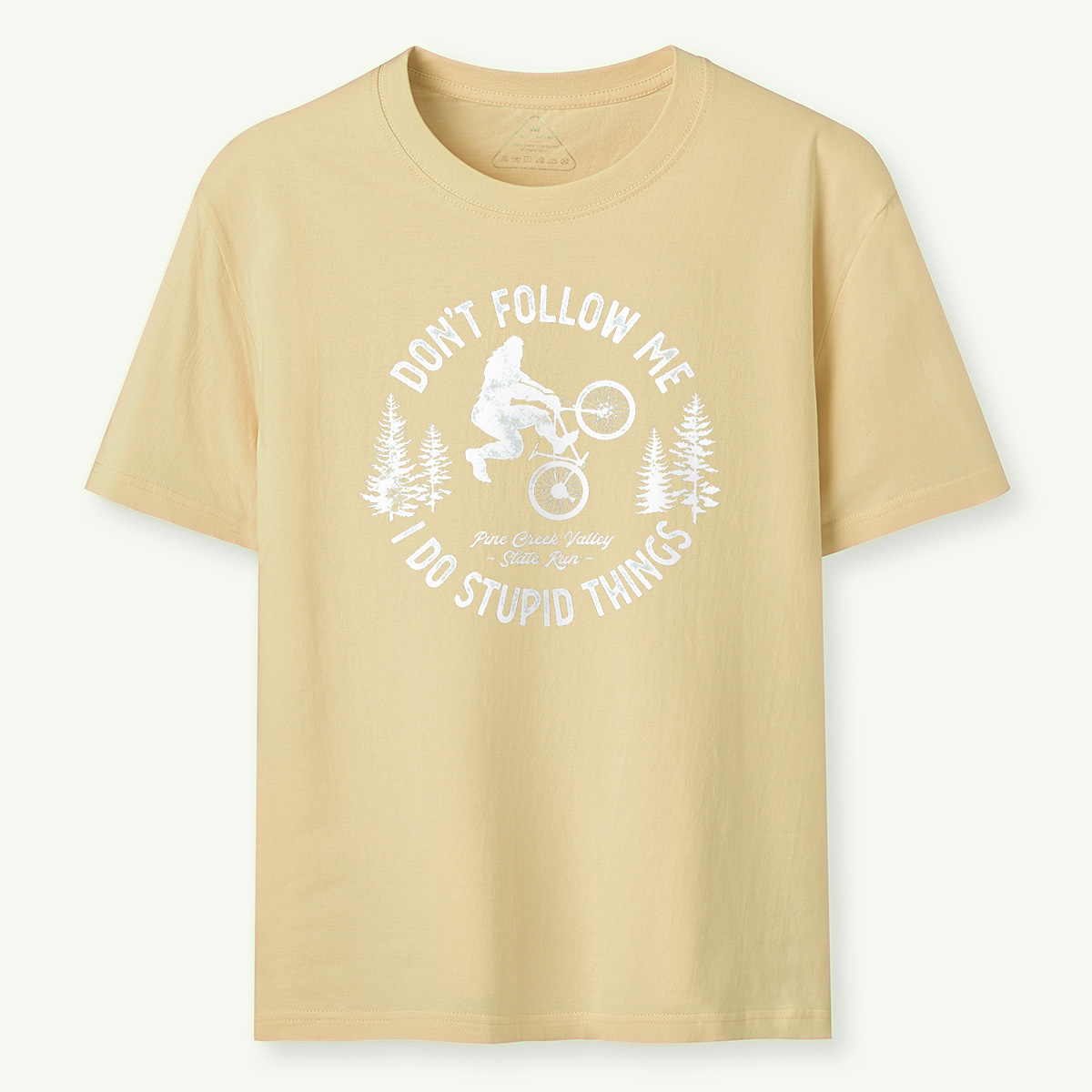 Stupid Things Bigfoot Bike Tee Cotton Classic T-Shirt