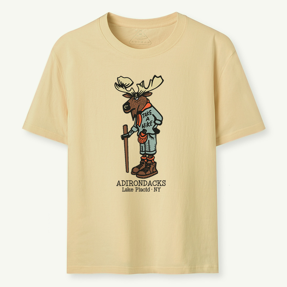 Hiking Moose Tee Cotton Classic T-Shirt
