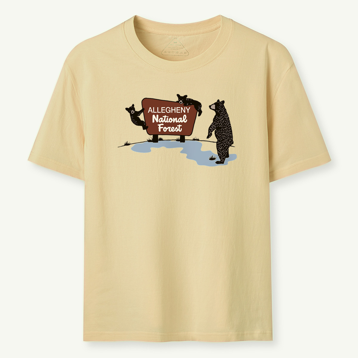 Park Sign Bears Tee Cotton Classic T-Shirt
