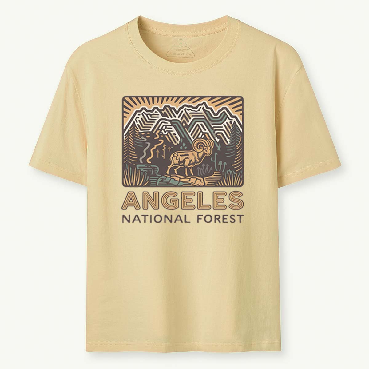 Angeles National Forest Vintage Tee Cotton Classic T-Shirt