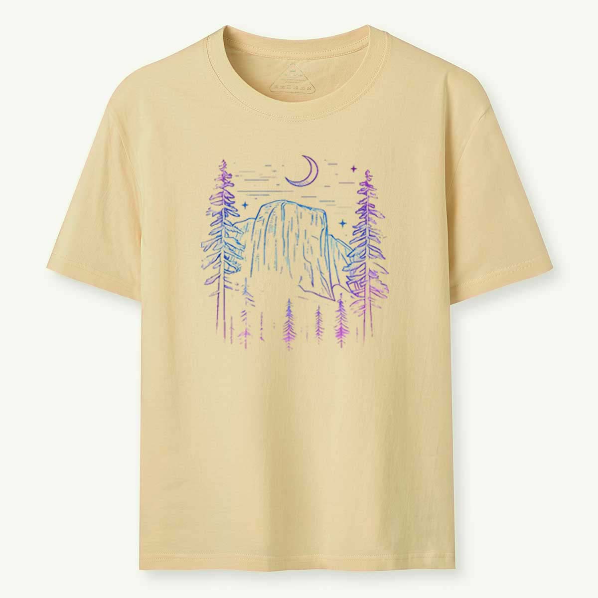 Yosemite El Capitan at Night Tee Cotton Classic T-Shirt