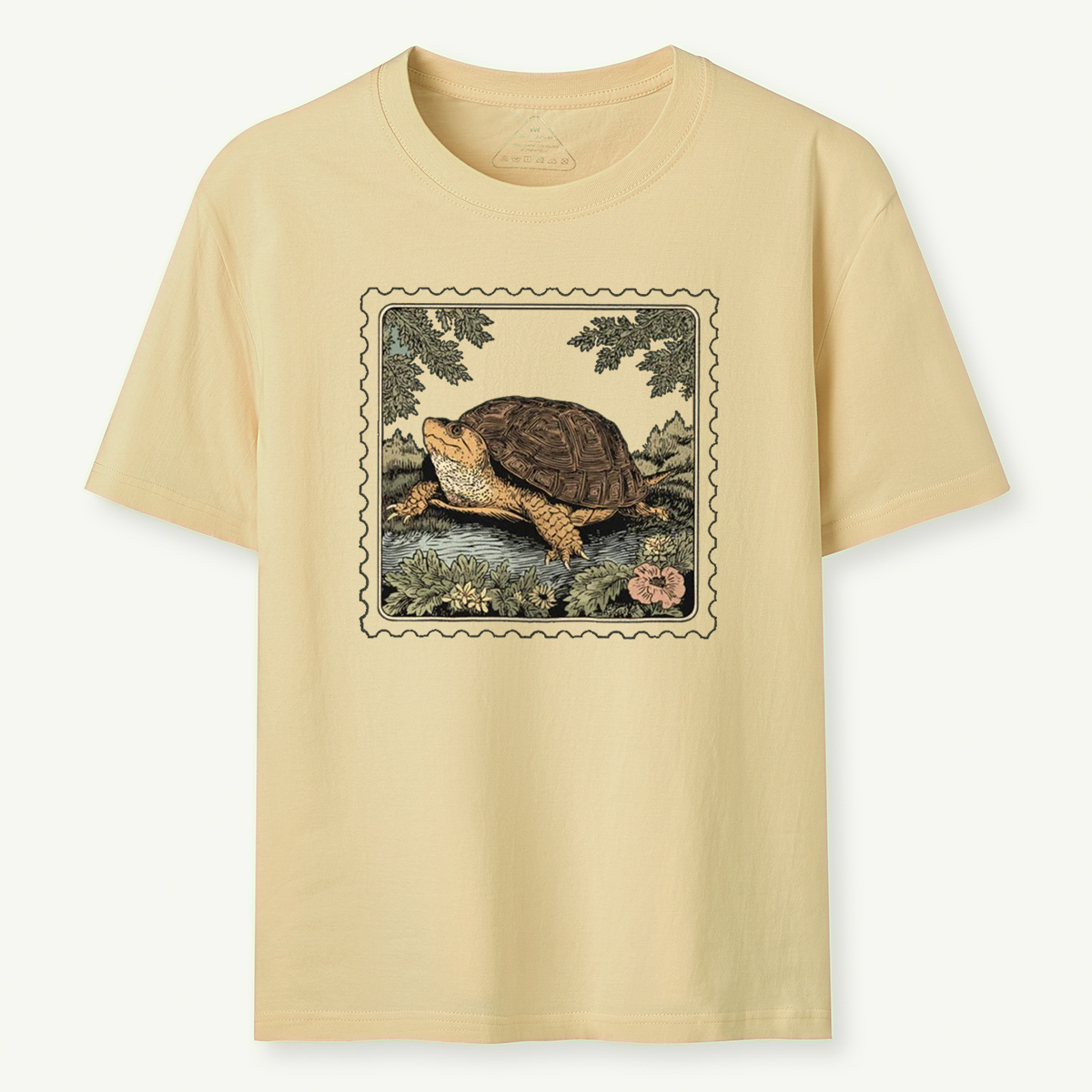 Box Turtle Stamp T-Shirt