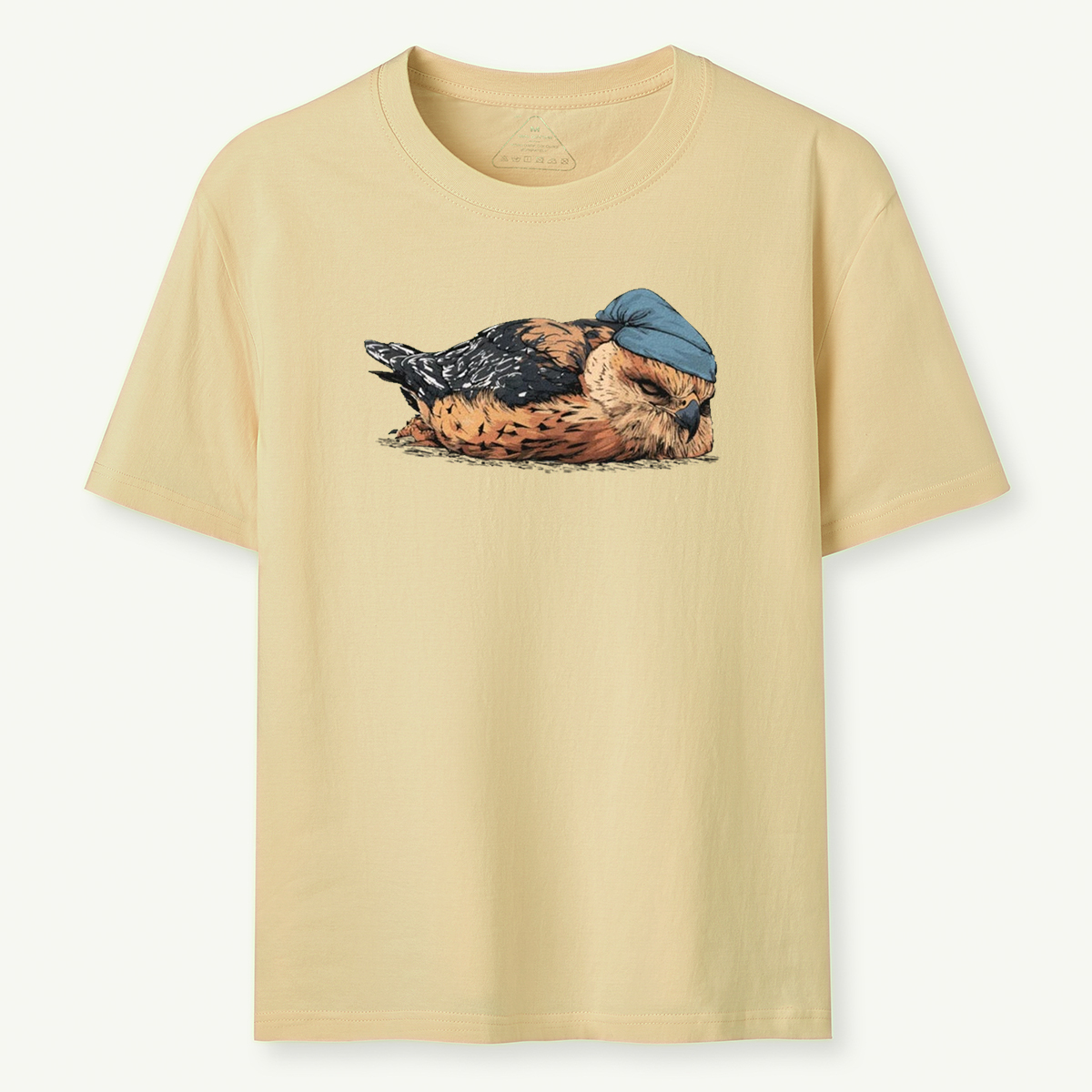 Red Shouldered Hawk Sleeper With Night Cap T-Shirt