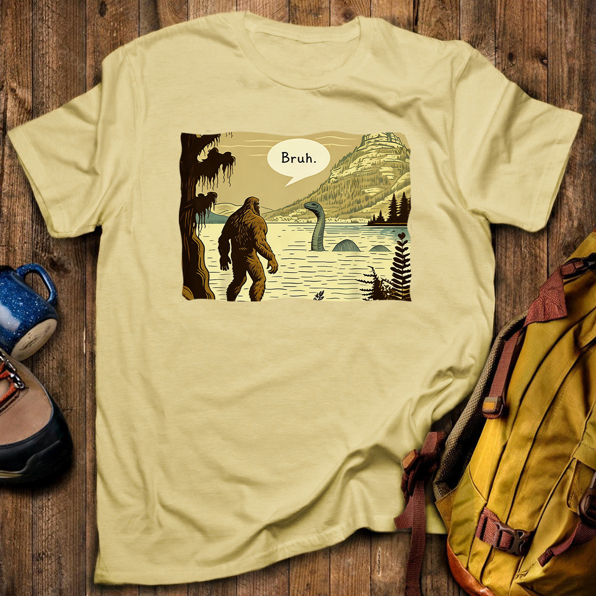 Sasquatch Loch Ness Monster Classic T-Shirt