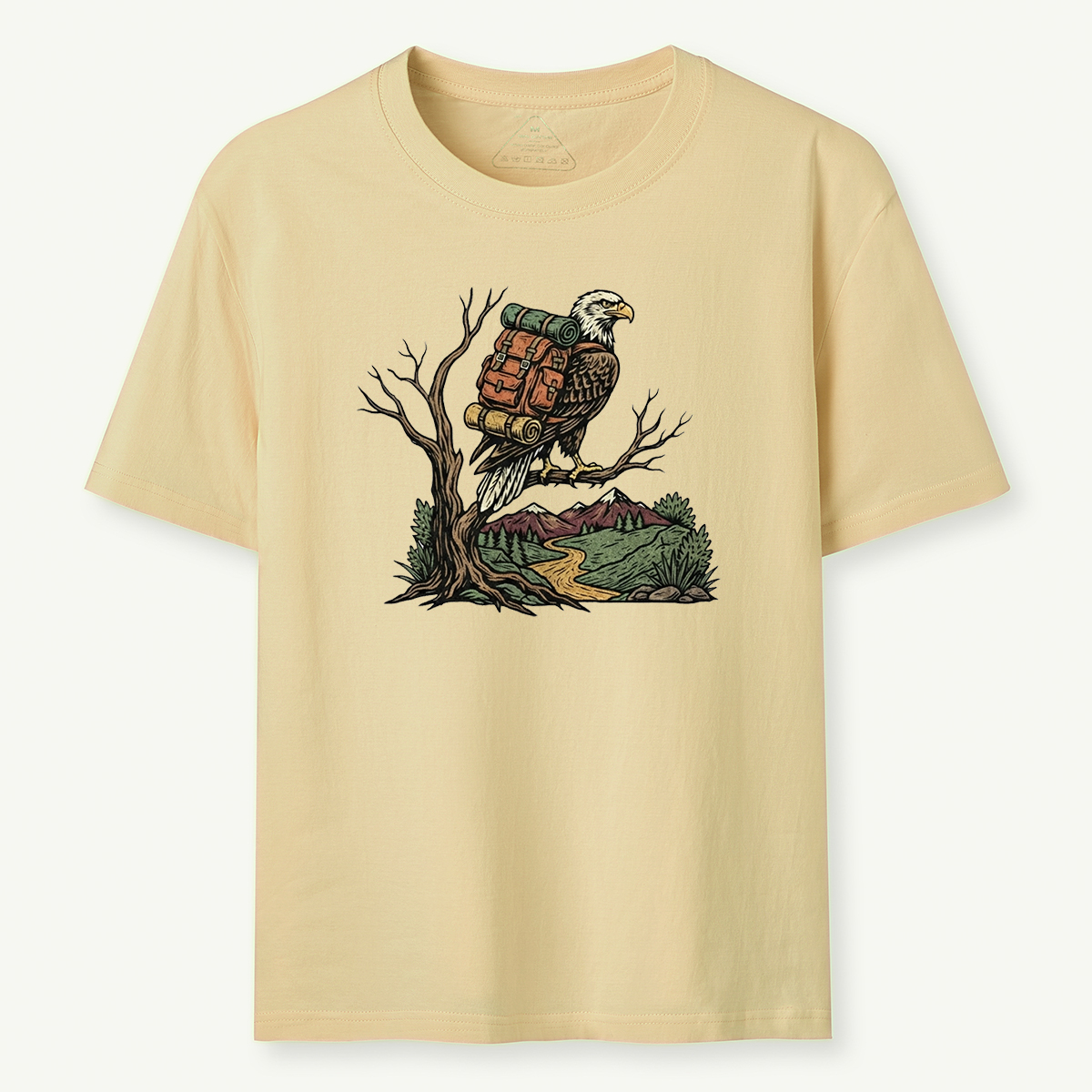 Eagle Backpacker On Branch T-Shirt