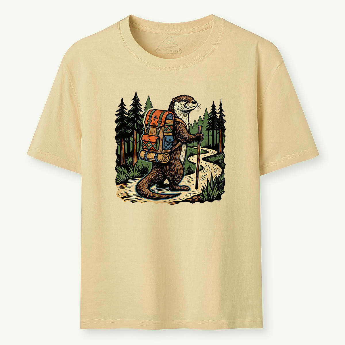 Otter Forest Backpacker T-Shirt