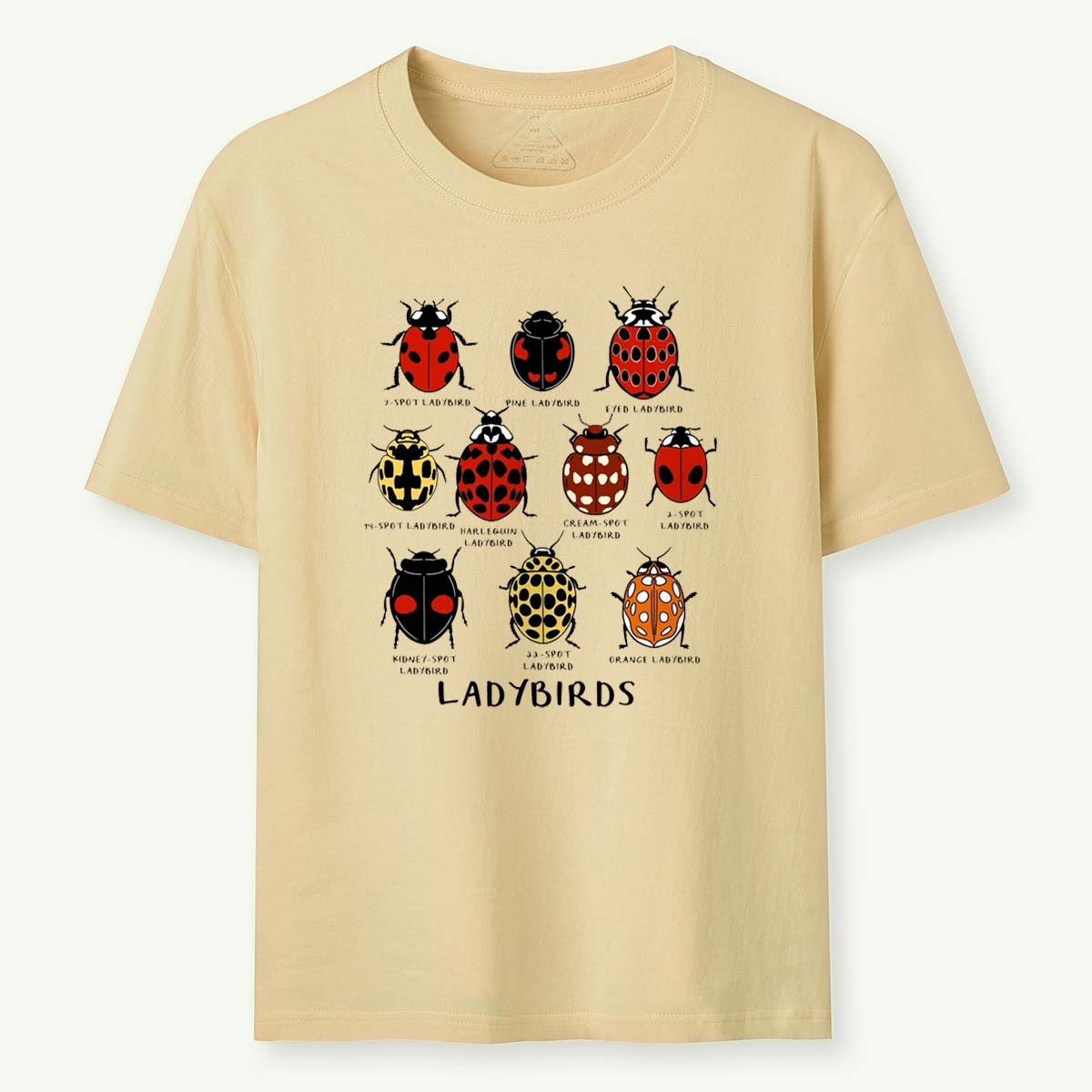 Ladybirds Species Illustration Nature‑Inspired Graphic T‑Shirt