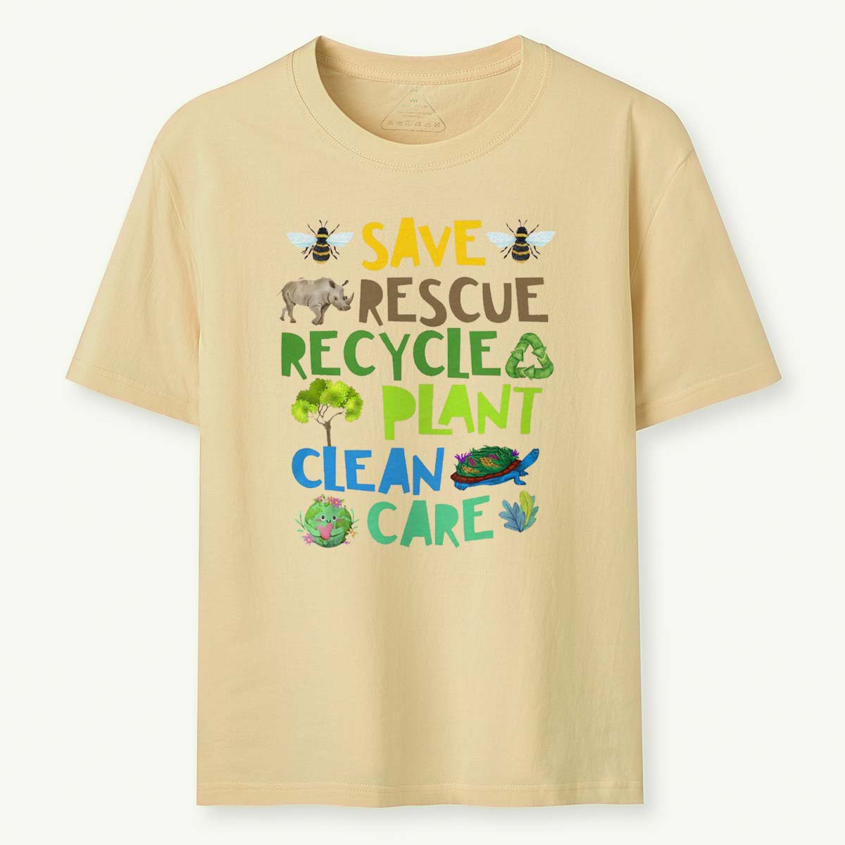 Save Rescue Recycle Plant Clean Care T-Shirt