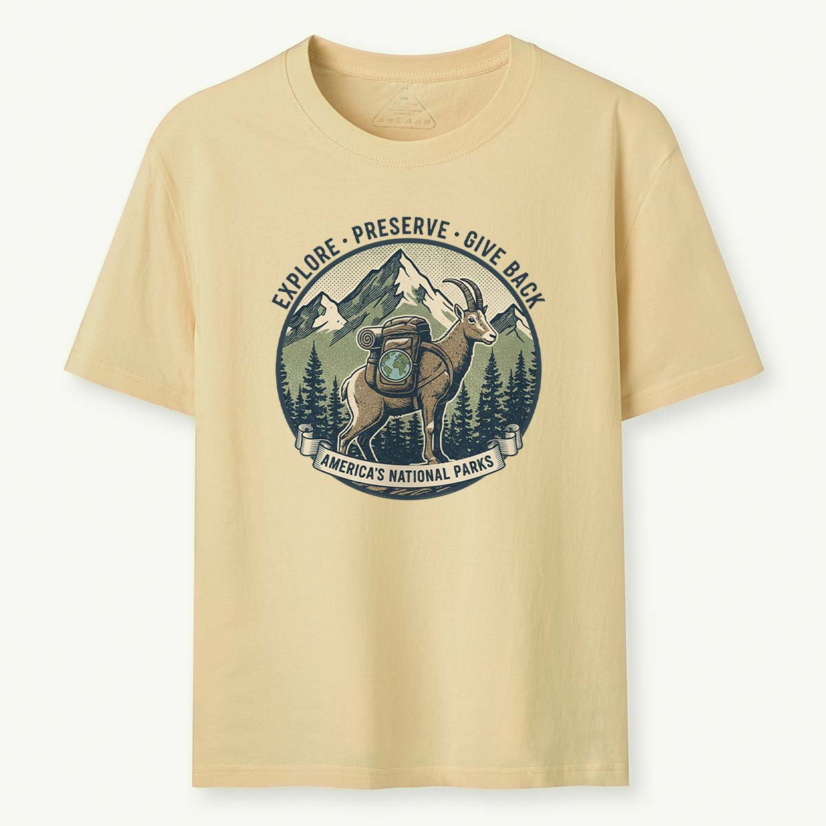 Americas National Parks Goat T-Shirt