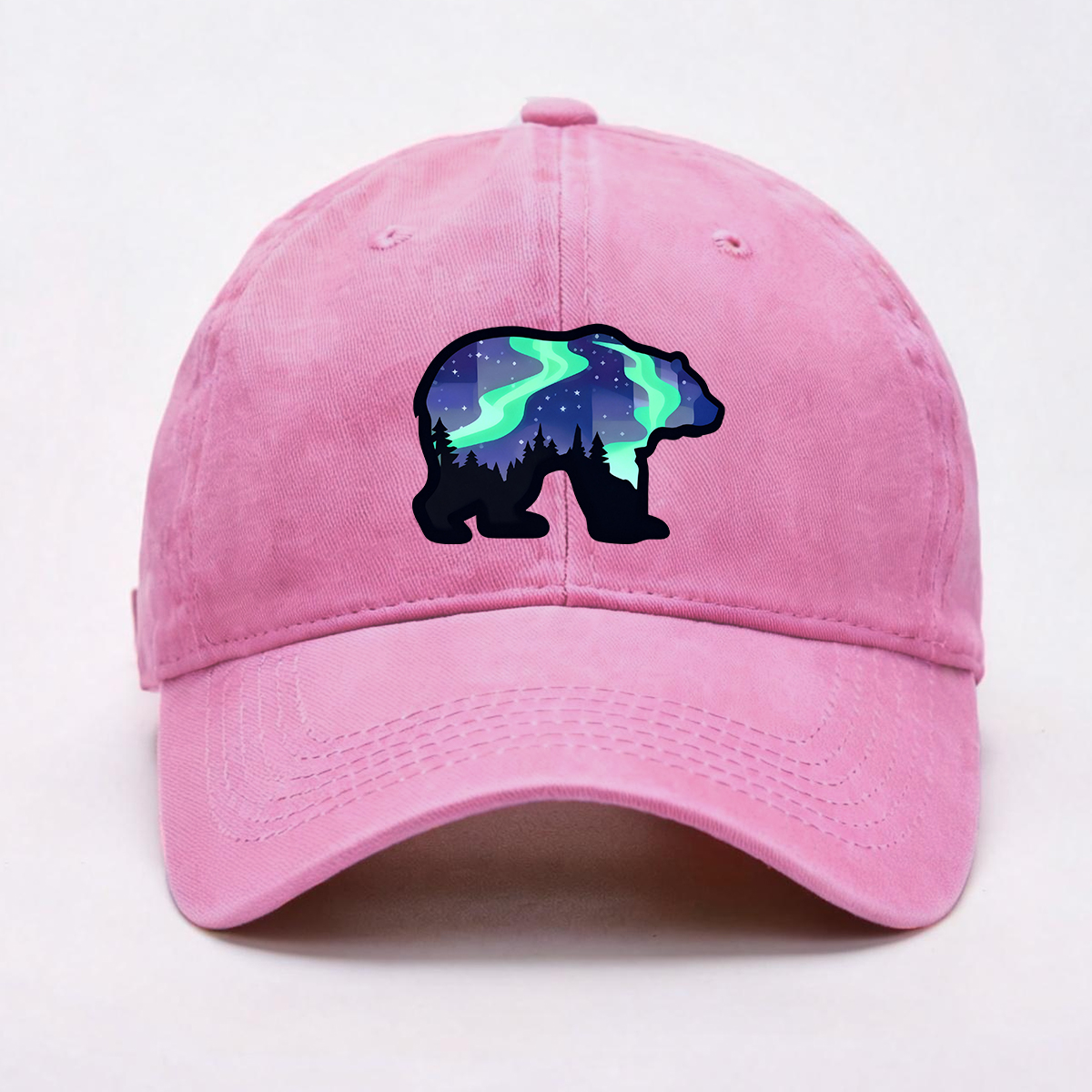 Northern Lights Grizzly Bear Hat