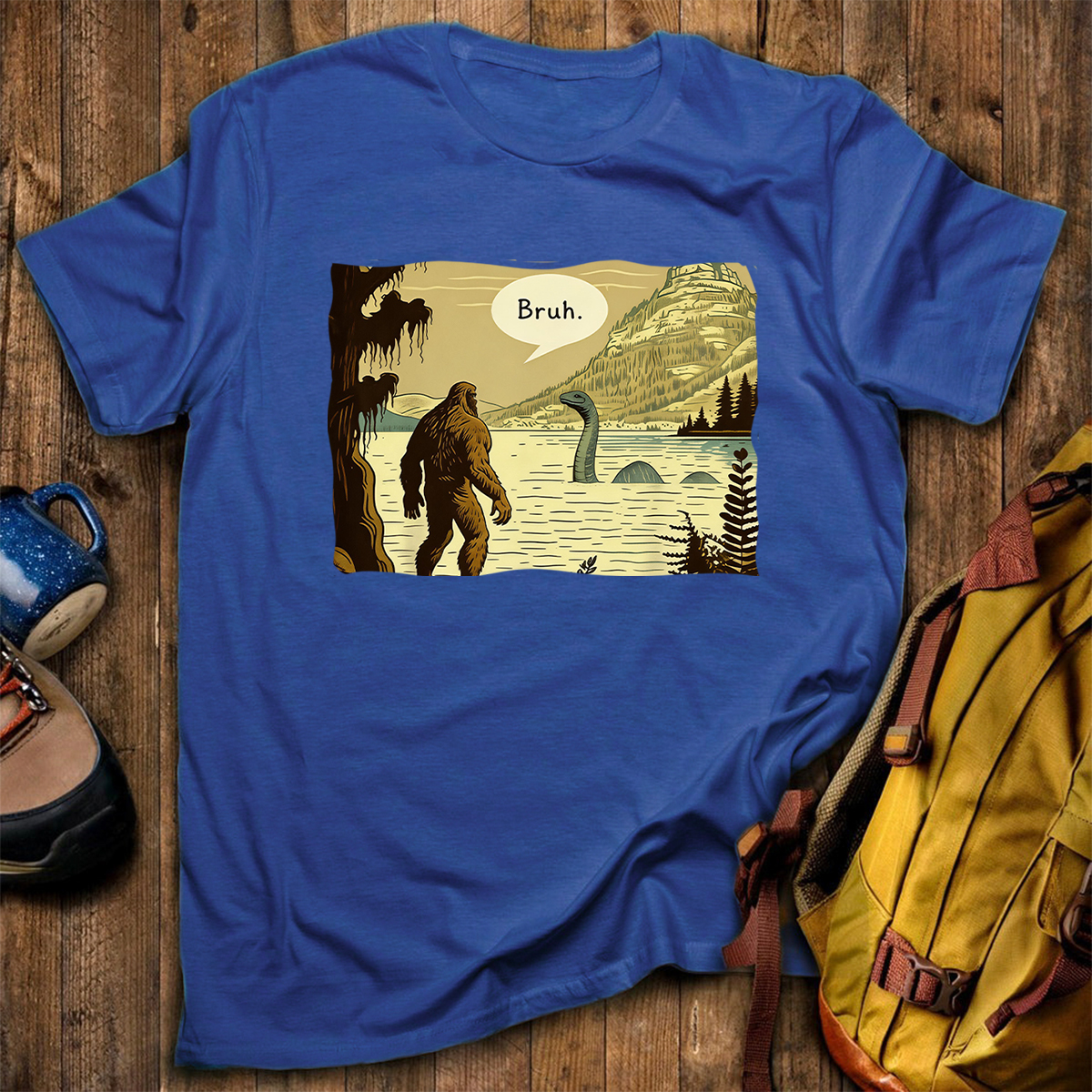 Sasquatch Loch Ness Monster Classic T-Shirt