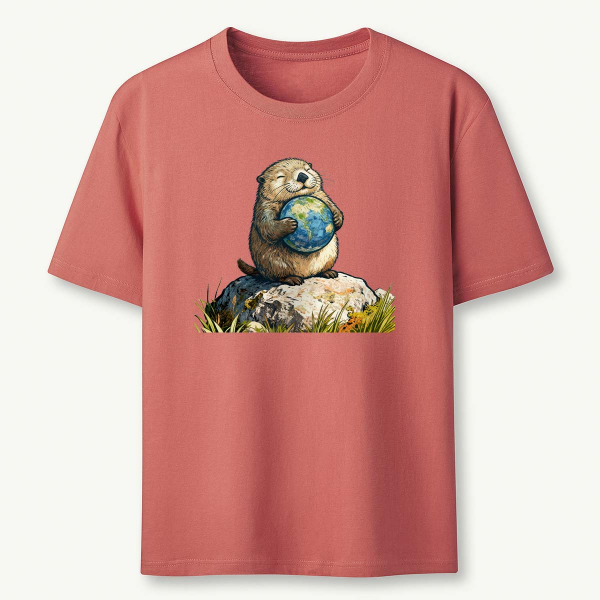 The Earth Hugging Otter T-Shirt