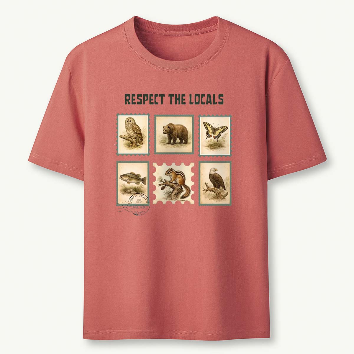 Respect The Locals Earth Day Wildlife T-Shirt