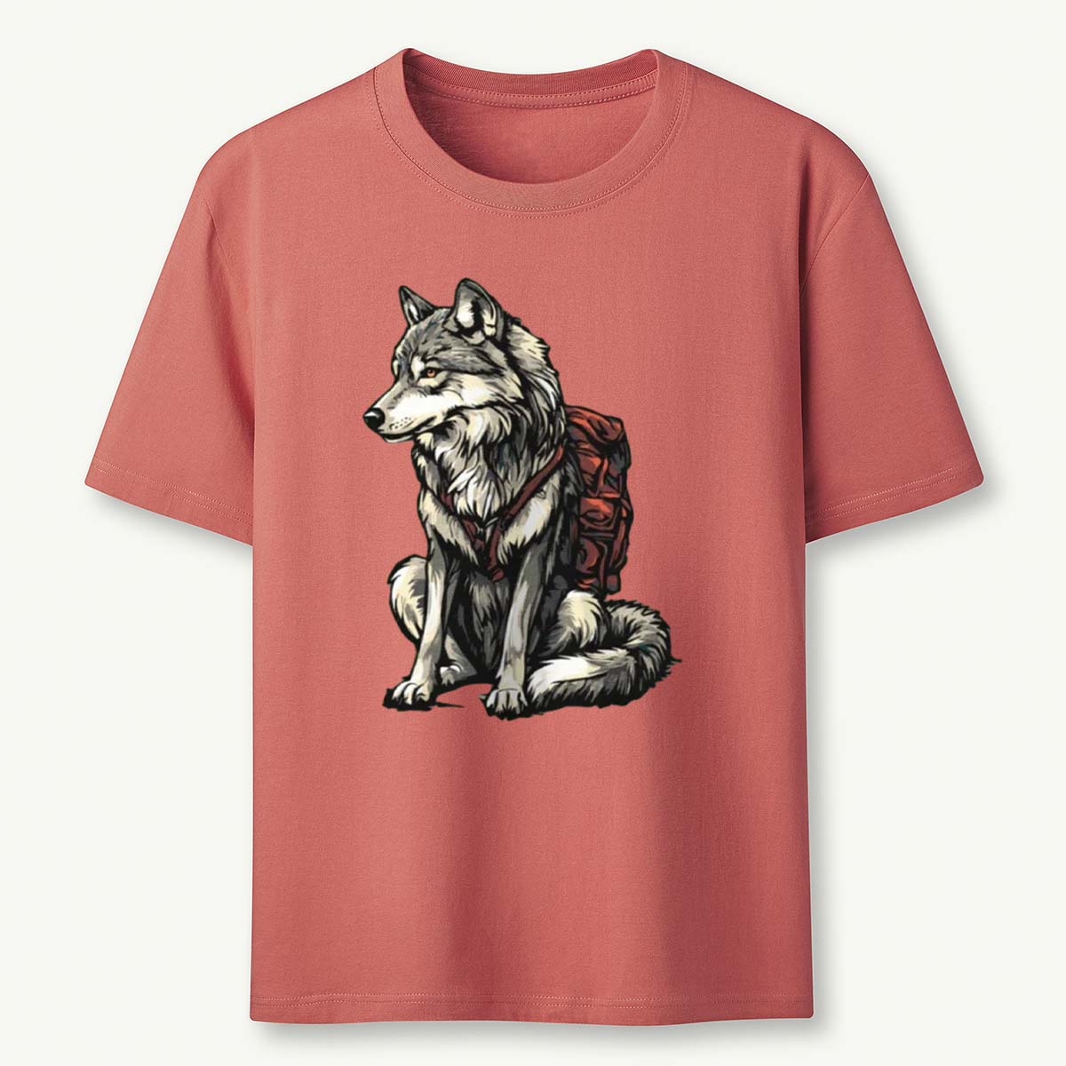 Wolf Backpacker T-Shirt