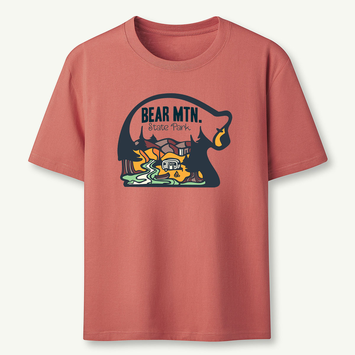 Camp Bear Tee Cotton Classic T-Shirt