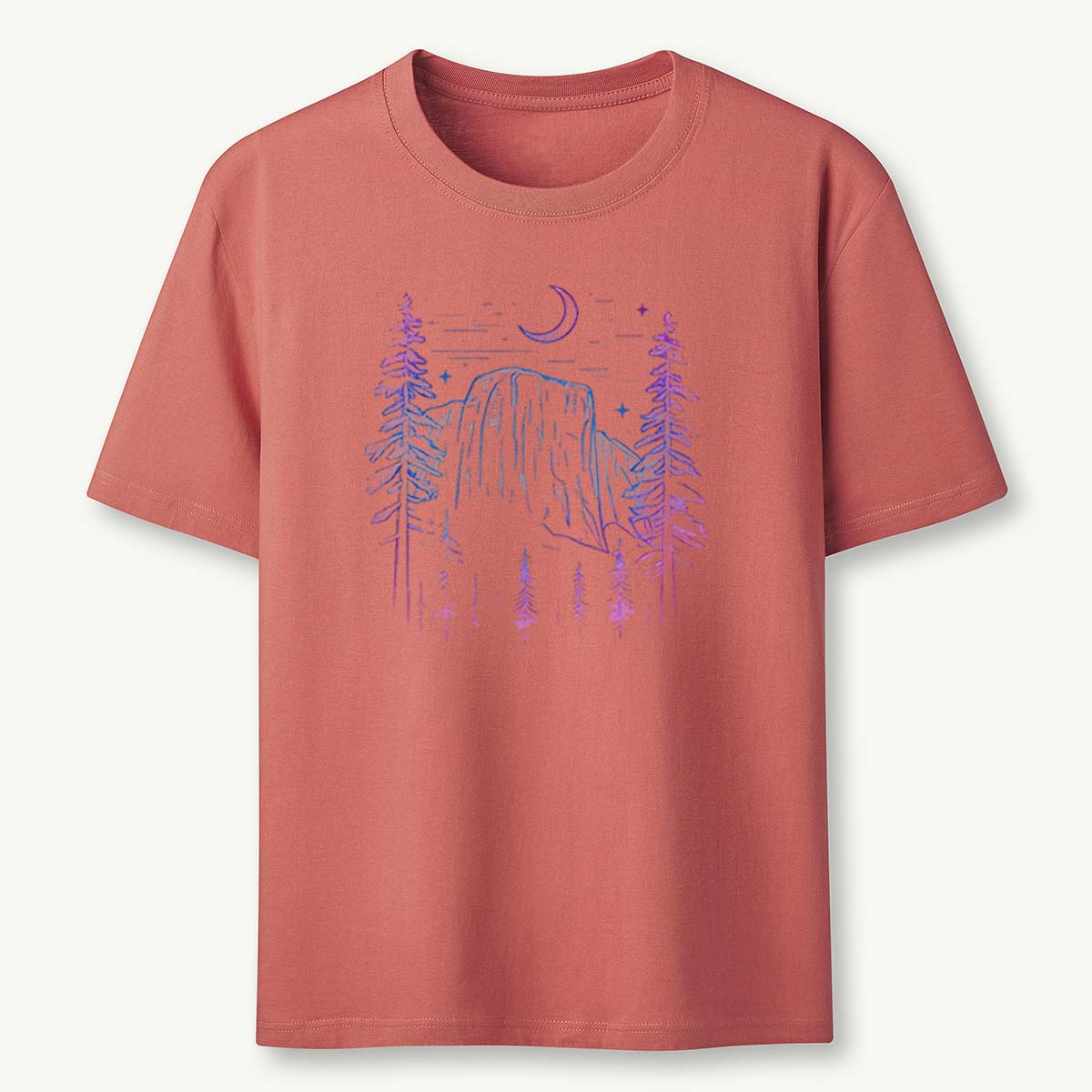 Yosemite El Capitan at Night Tee Cotton Classic T-Shirt
