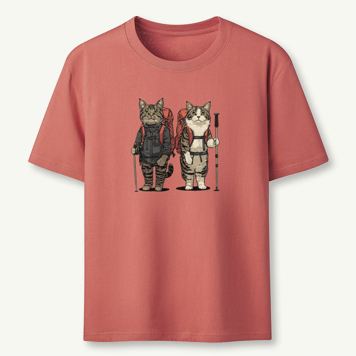 Cat Buddies Backpacker T-Shirt