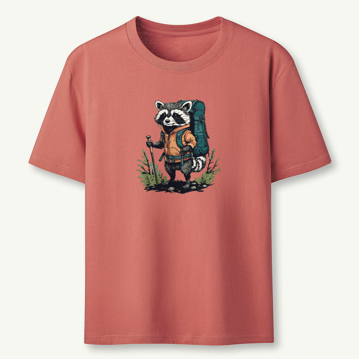 Raccoon Backpacker T-Shirt