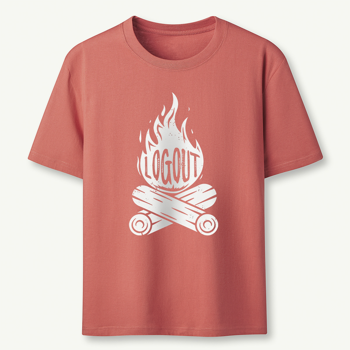 Log Out Campfire T-Shirt
