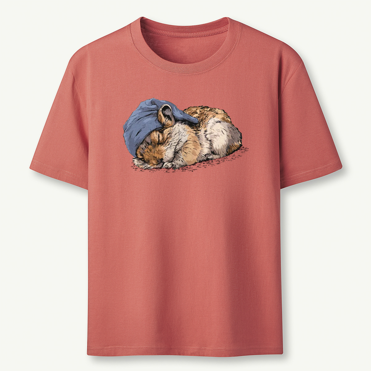 Pikas Sleeper With Night Cap T-Shirt