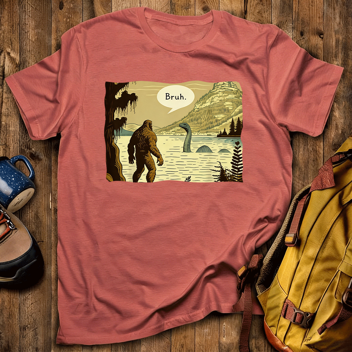 Sasquatch Loch Ness Monster Classic T-Shirt