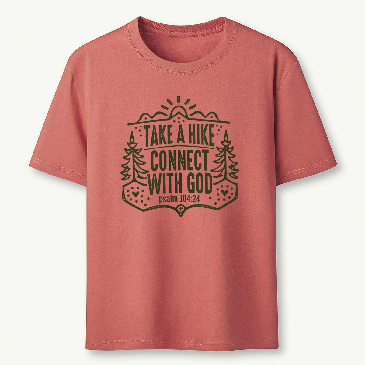 Take A Hike Connect With God T-Shirt