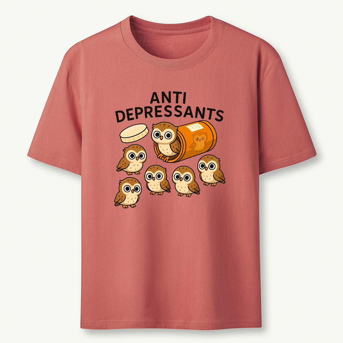 Anti Depressants Owl T-Shirt