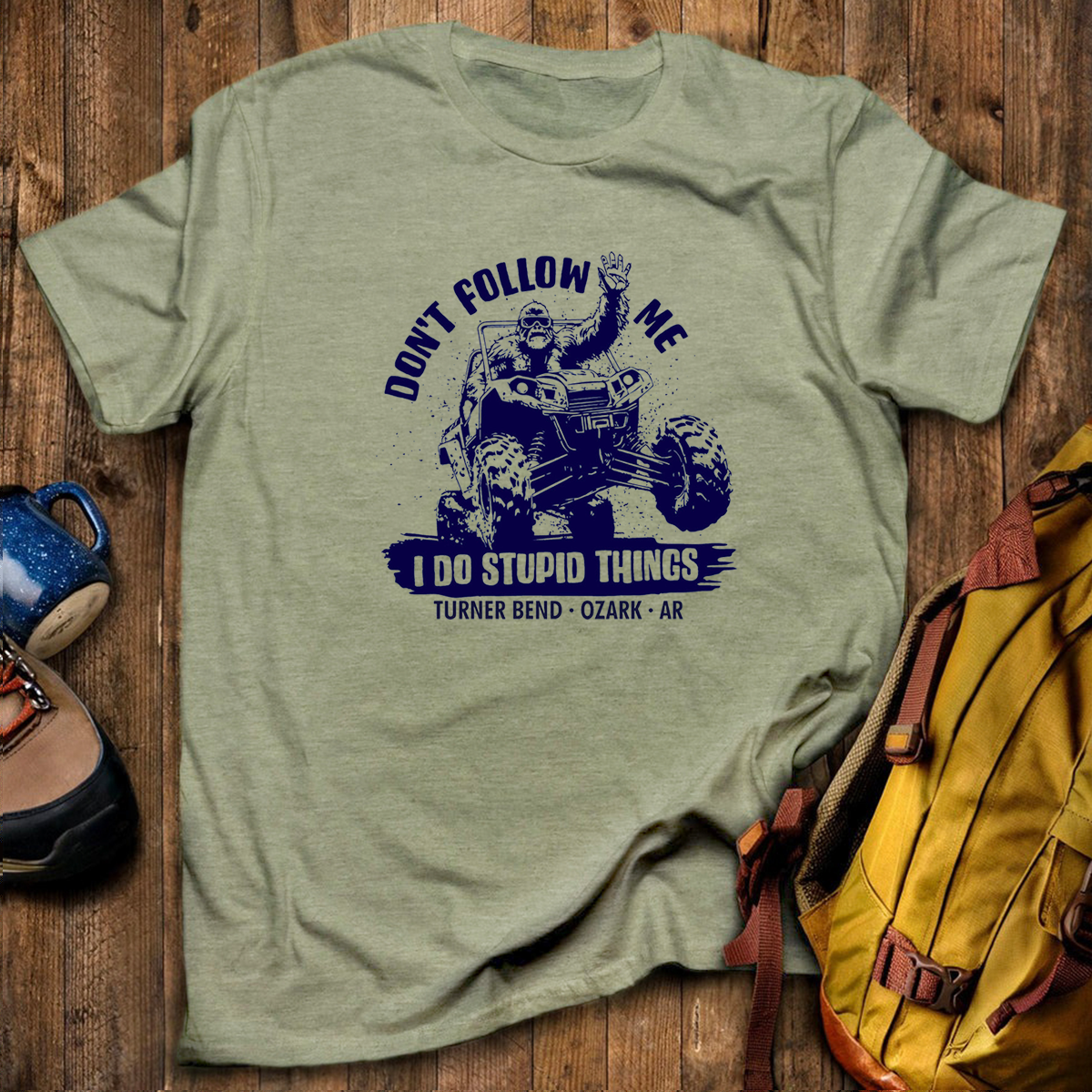 Bigfoot ATV Tee Cotton Classic T-Shirt