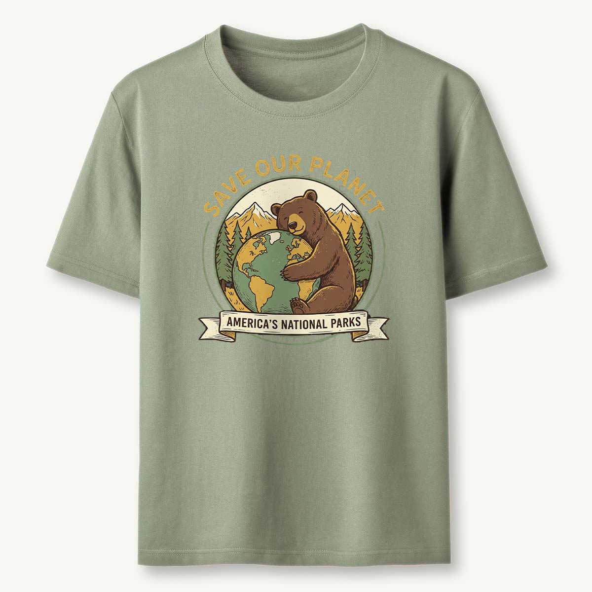 Save Our Plant Americas National Parks Earth T-Shirt