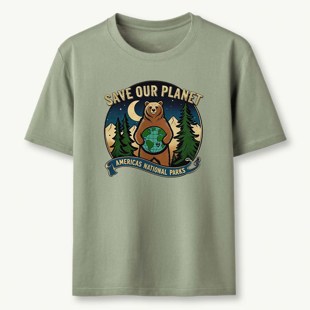 Save Our Plant Americas National Parks Bear Earth T-Shirt