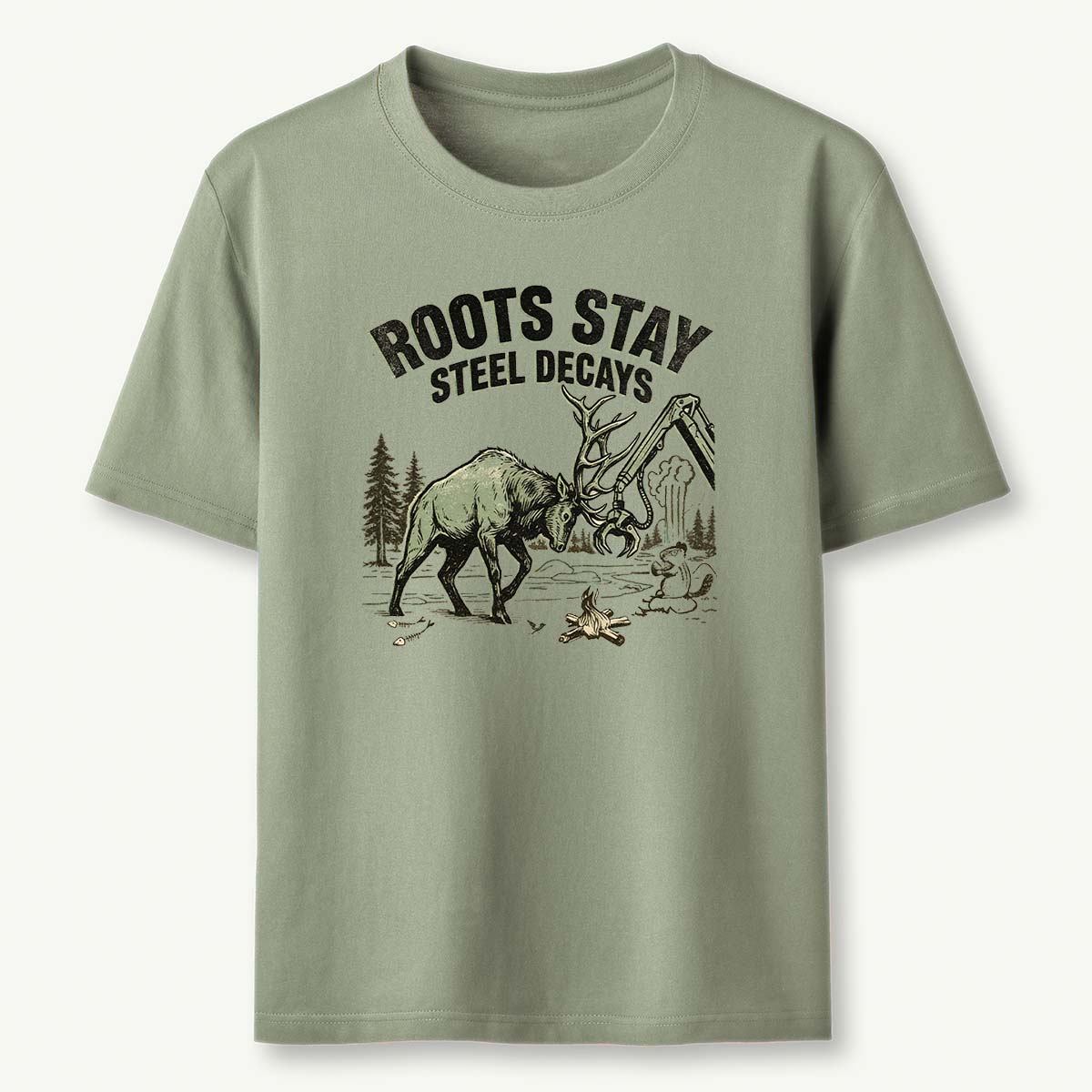 Roots Stay Steel Decays T-Shirt
