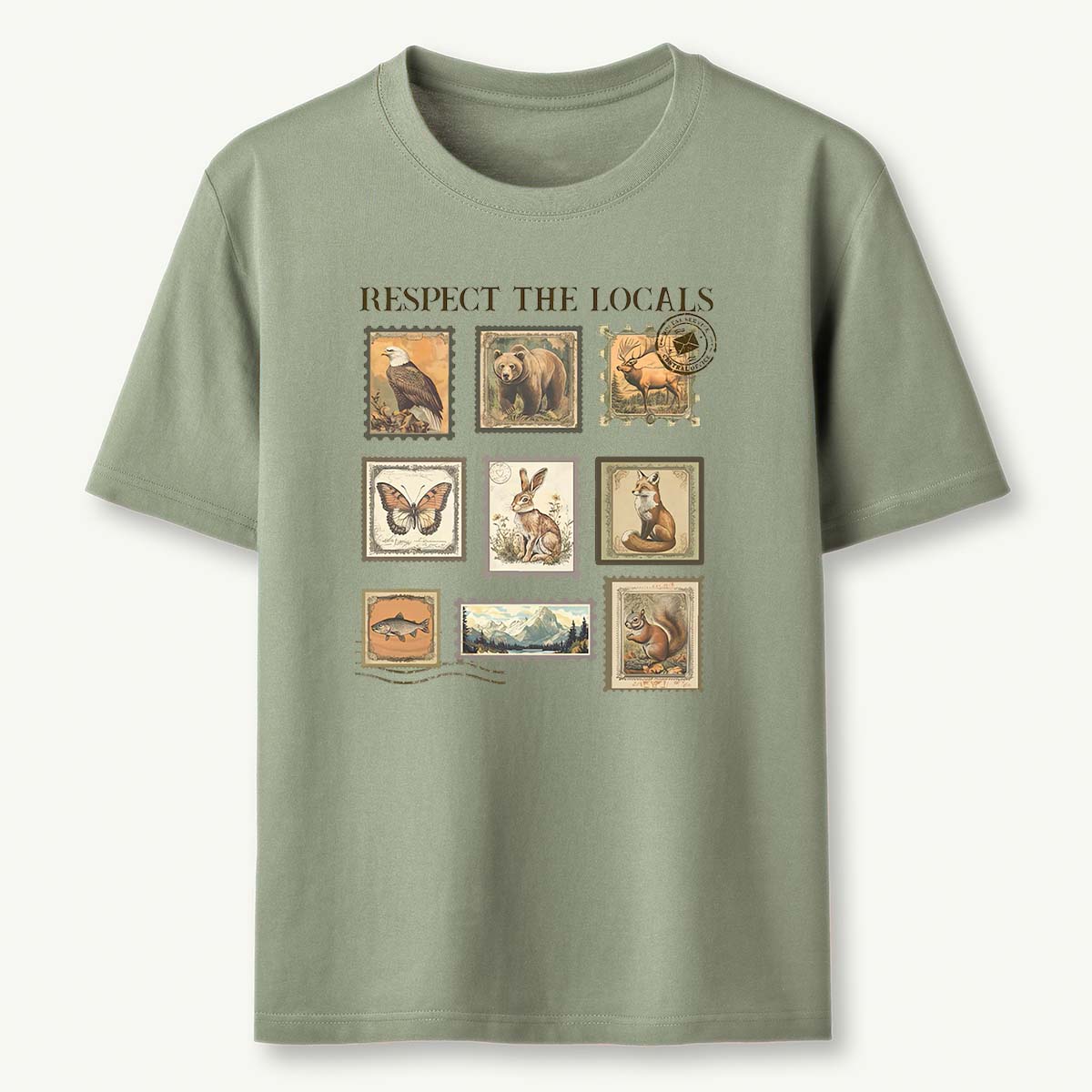 Respect The Local Wildlife Animal Lover T-Shirt