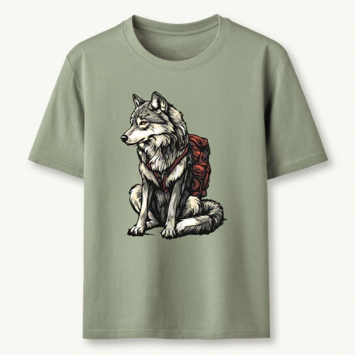 Wolf Backpacker T-Shirt