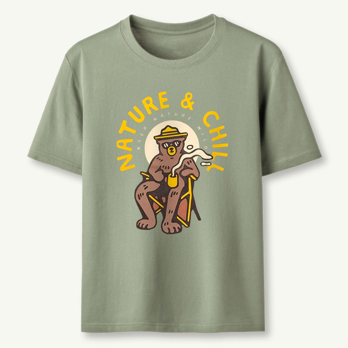 Nature and Chill Tee Cotton Classic T-Shirt