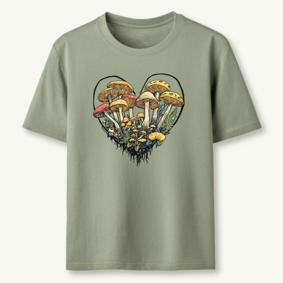 Mushroom Heart T-Shirt