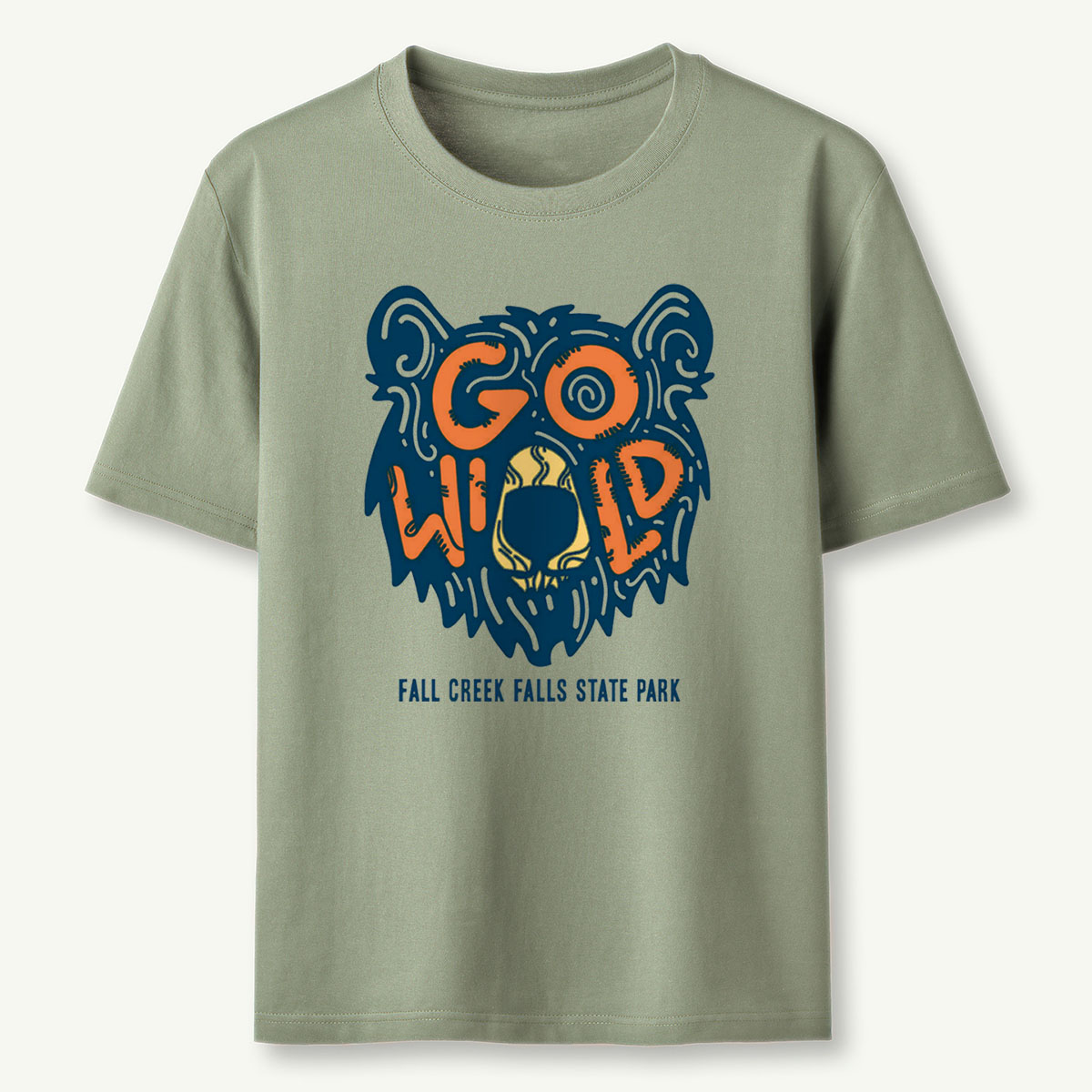 Go Wild Bear Tee Cotton Classic T-Shirt