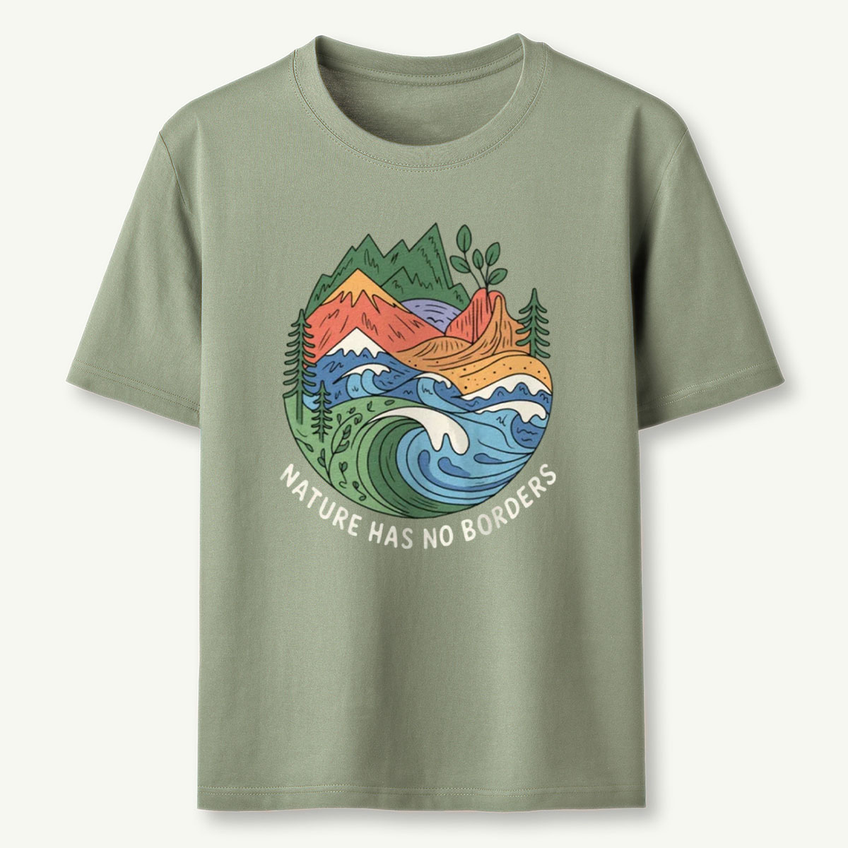 Nature Has No Borders T-Shirt