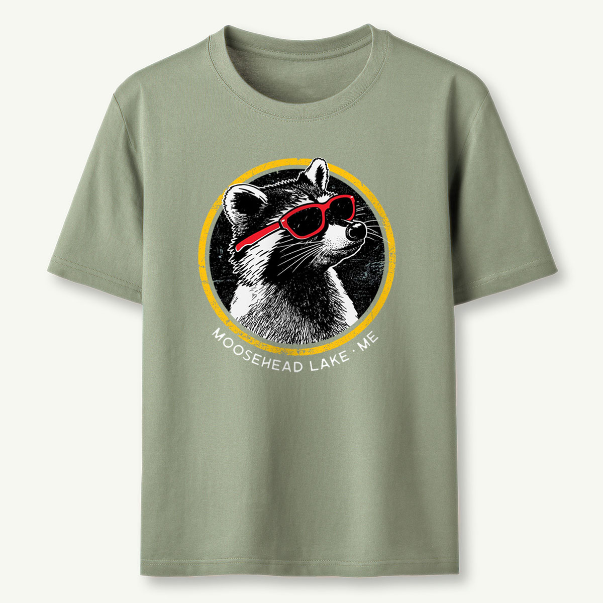 Sunny Raccoon Tee Cotton Classic T-Shirt