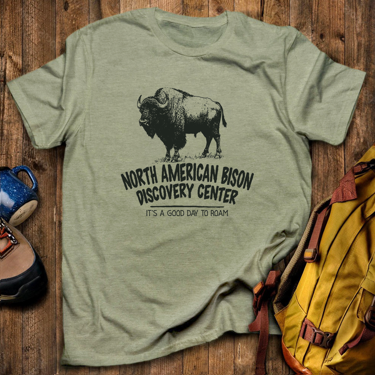 Good Day Bison Tee Cotton Classic T-Shirt