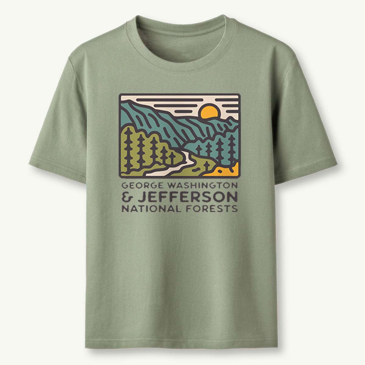George Washington and Jefferson National Forests Tee Cotton Classic T-Shirt