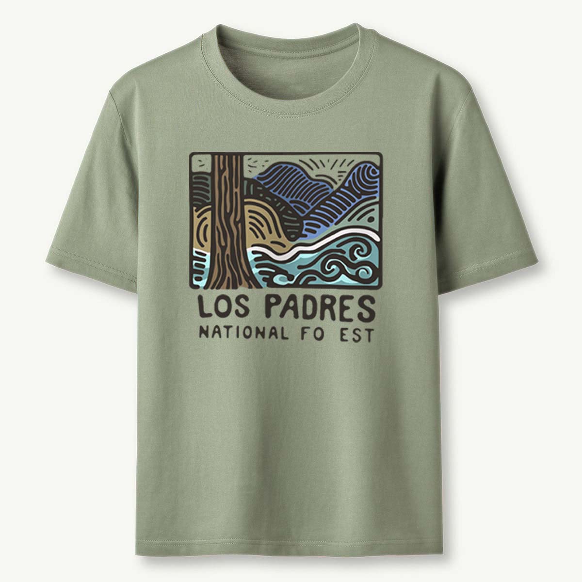 Los Padres National Forest Tee Cotton Classic T-Shirt