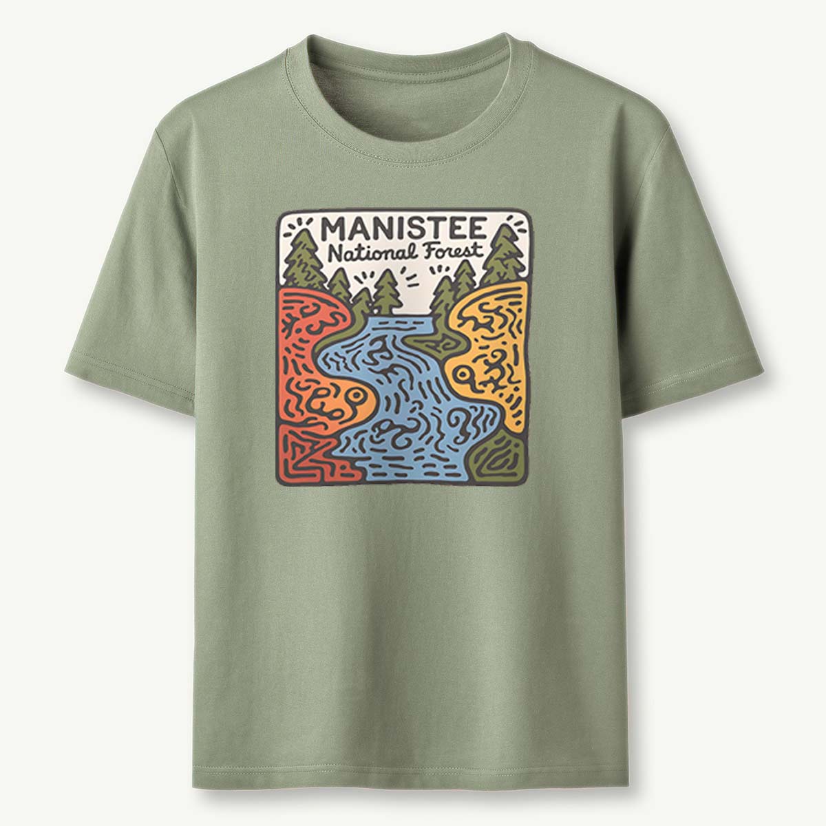 Manistee National Forest Tee Cotton Classic T-Shirt