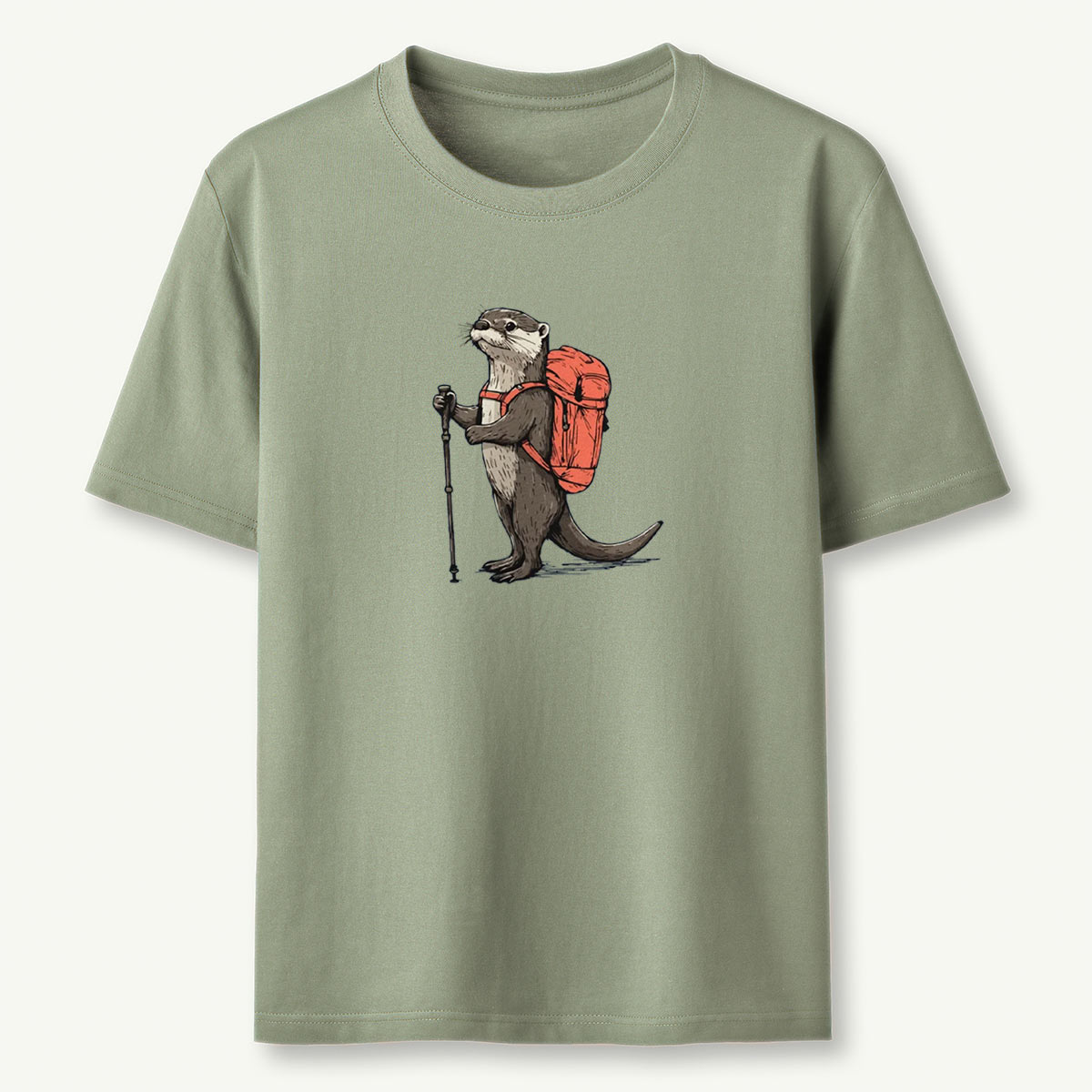 Otter Backpacker T-Shirt