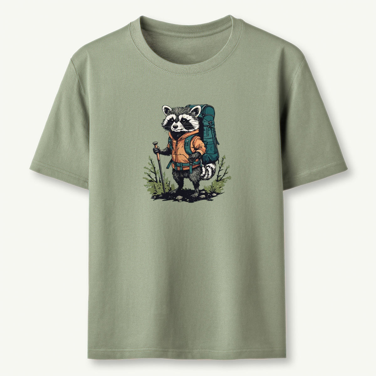 Raccoon Backpacker T-Shirt
