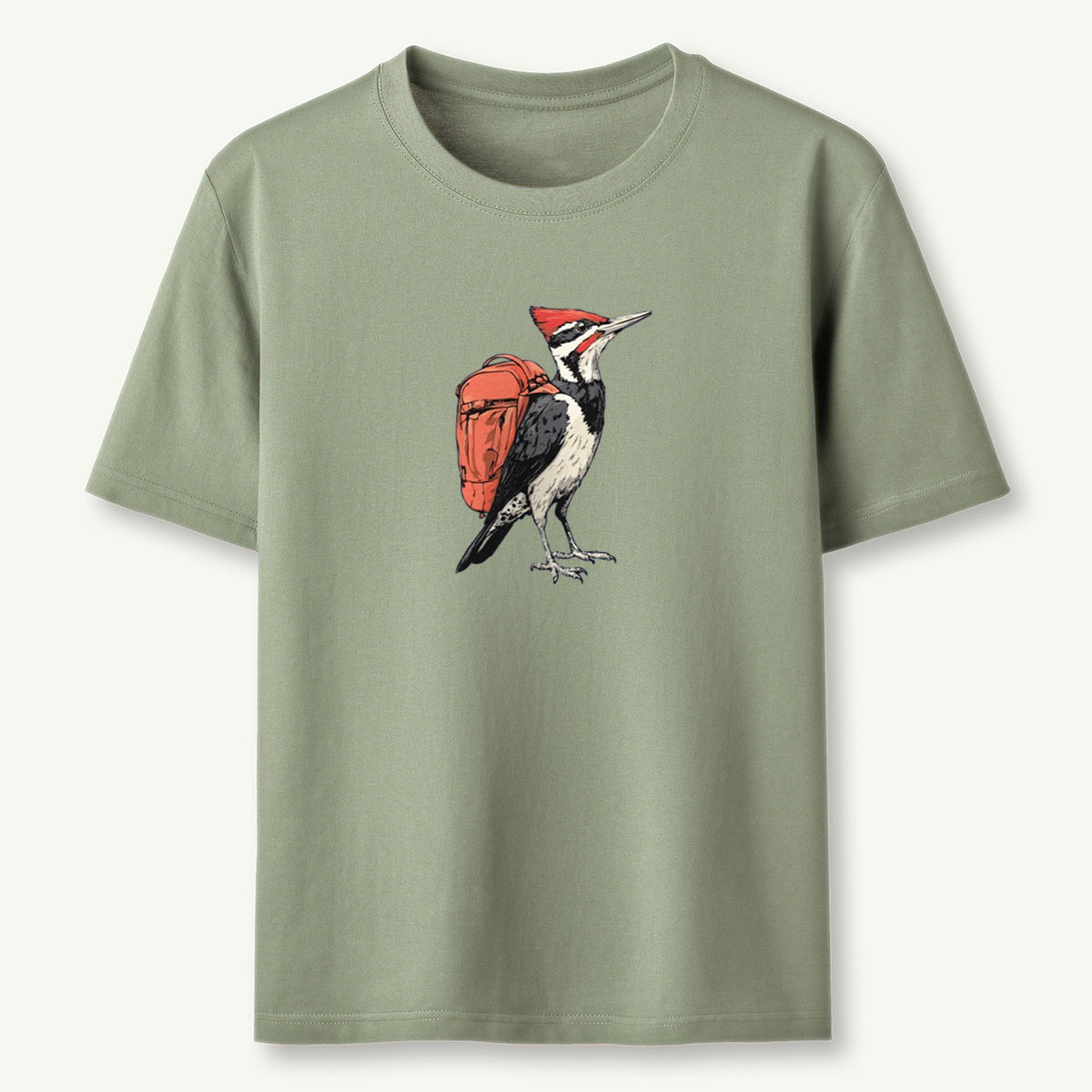 Pileated Woodpecker Backpacker T-Shirt