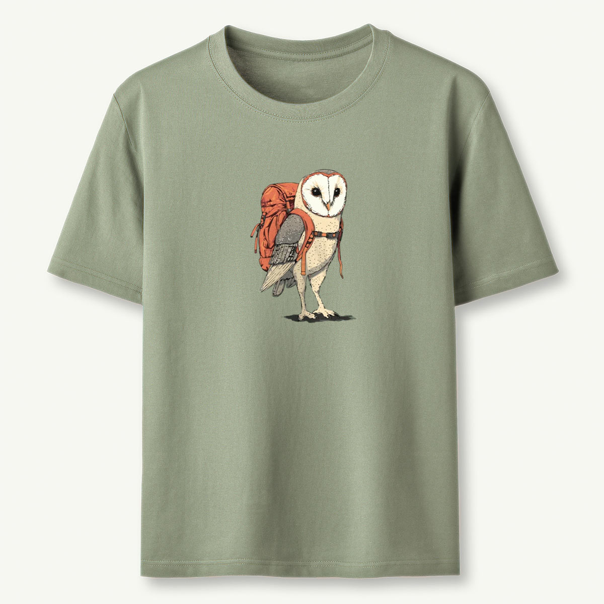 Barn Owl Backpacker T-Shirt