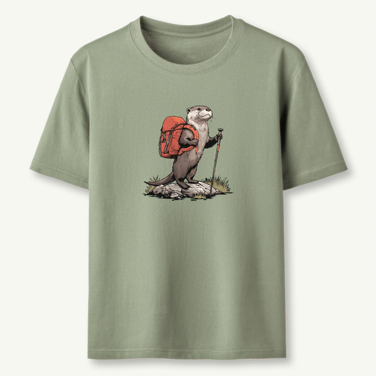 Otter Backpacker T-Shirt