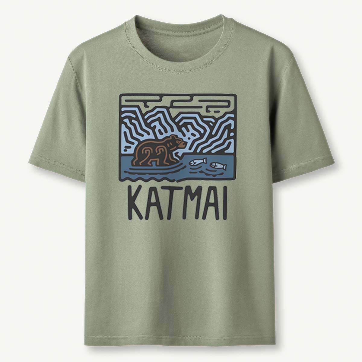 Katmai National Park Tee Cotton Classic T-Shirt
