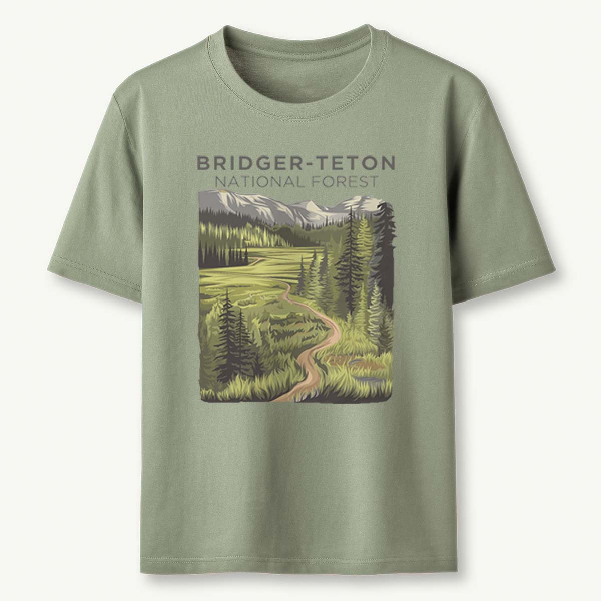 Bridger-Teton National Forest Tee Cotton Classic T-Shirt