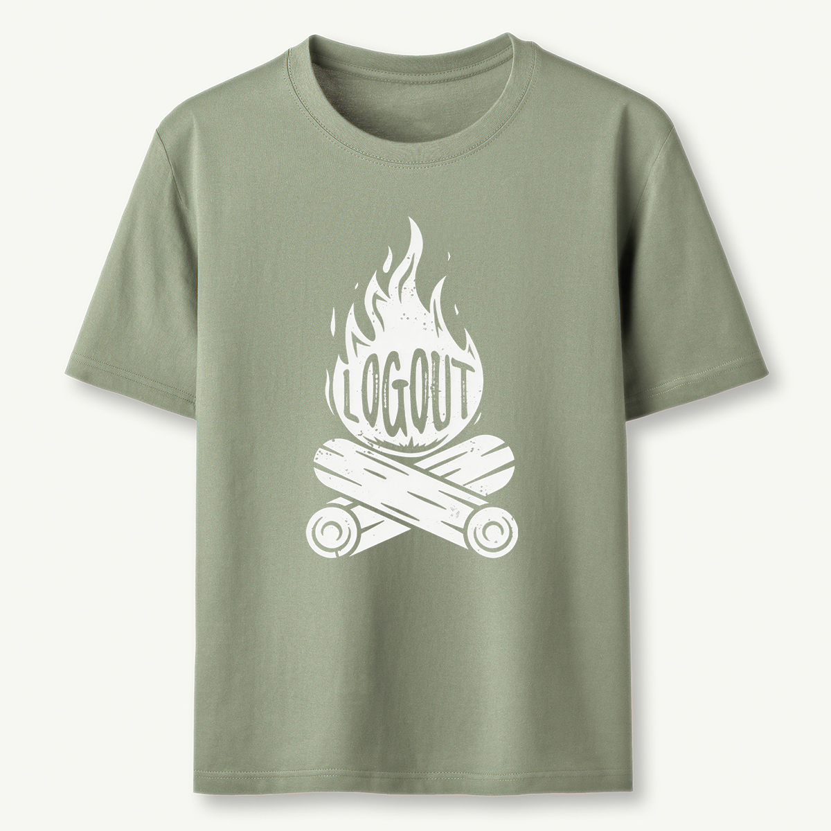 Log Out Campfire T-Shirt